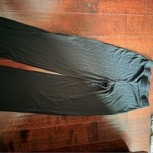 Black Ribbed Pants